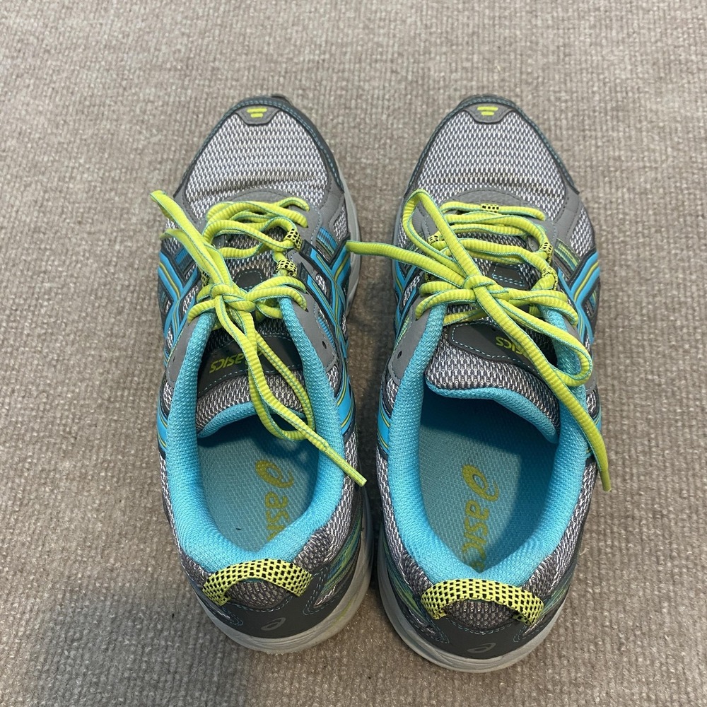ASICS GEL-Venture 5 Shoes Womens Size 9.5 Gray Blue Trail Running Sneakers T5N9N - Picture 7 of 9